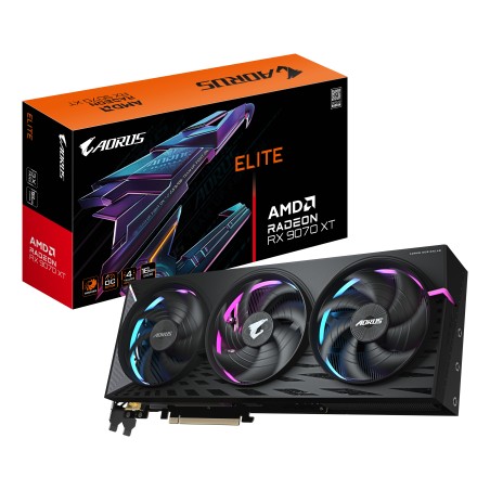 Gigabyte Radeon RX 9070 XT AORUS ELITE 16G - Unleash Epic Gaming Performance with Next-Gen Graphics!